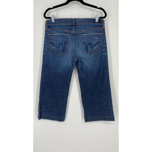 Citizens of Humanity Capri Jeans Women's Size 29 Mid Rise Stretch Denim Blue - Picture 8 of 12